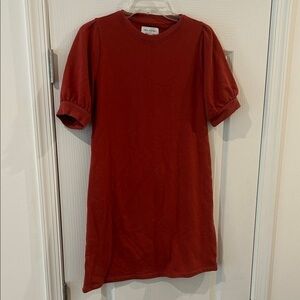 Free Assembly Rust Knit Top